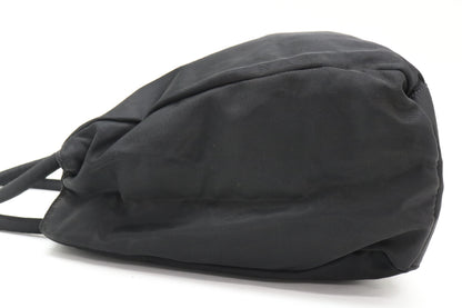 PRADA nylon triangular logo handbag