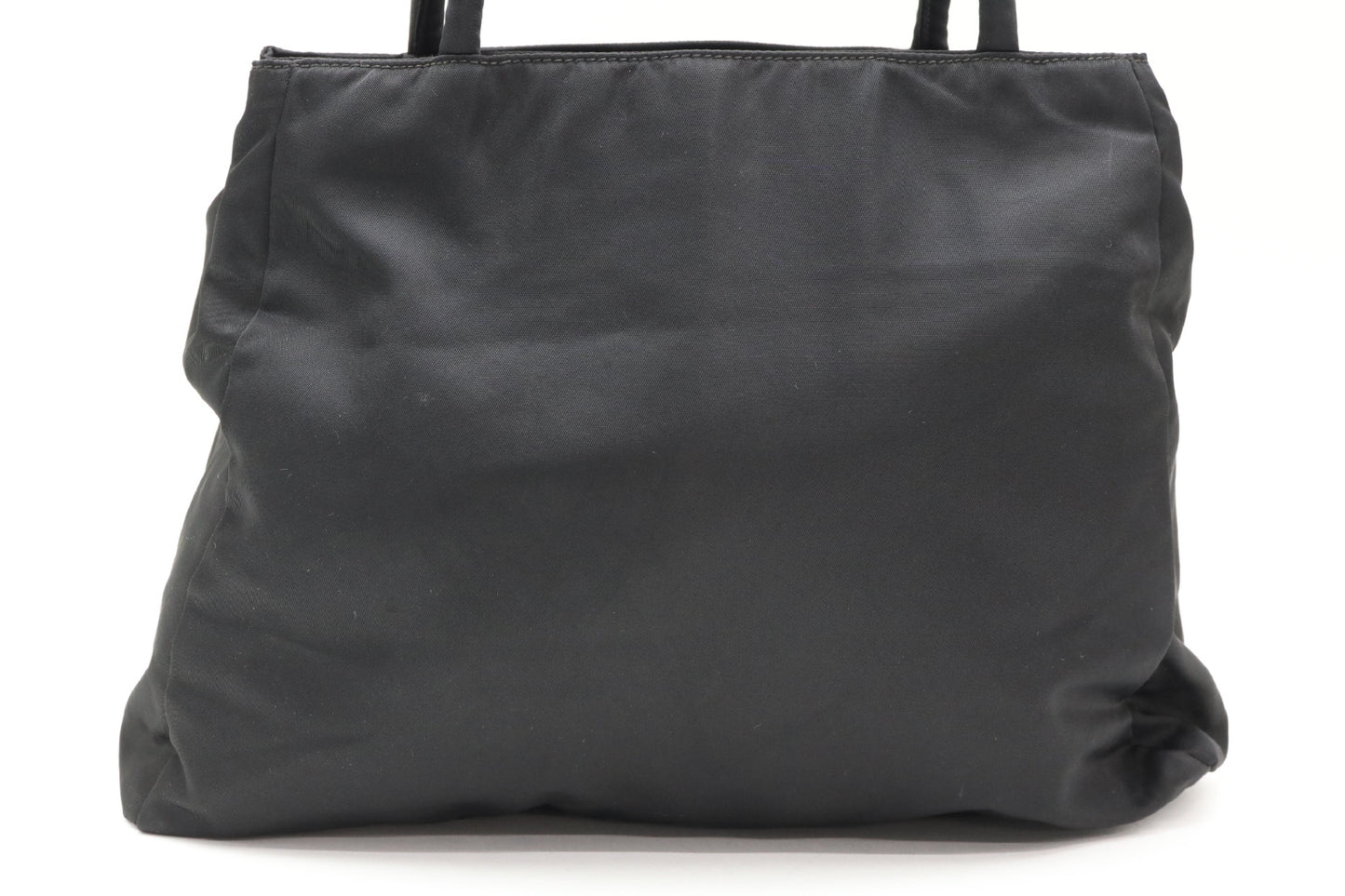 PRADA nylon triangular logo handbag