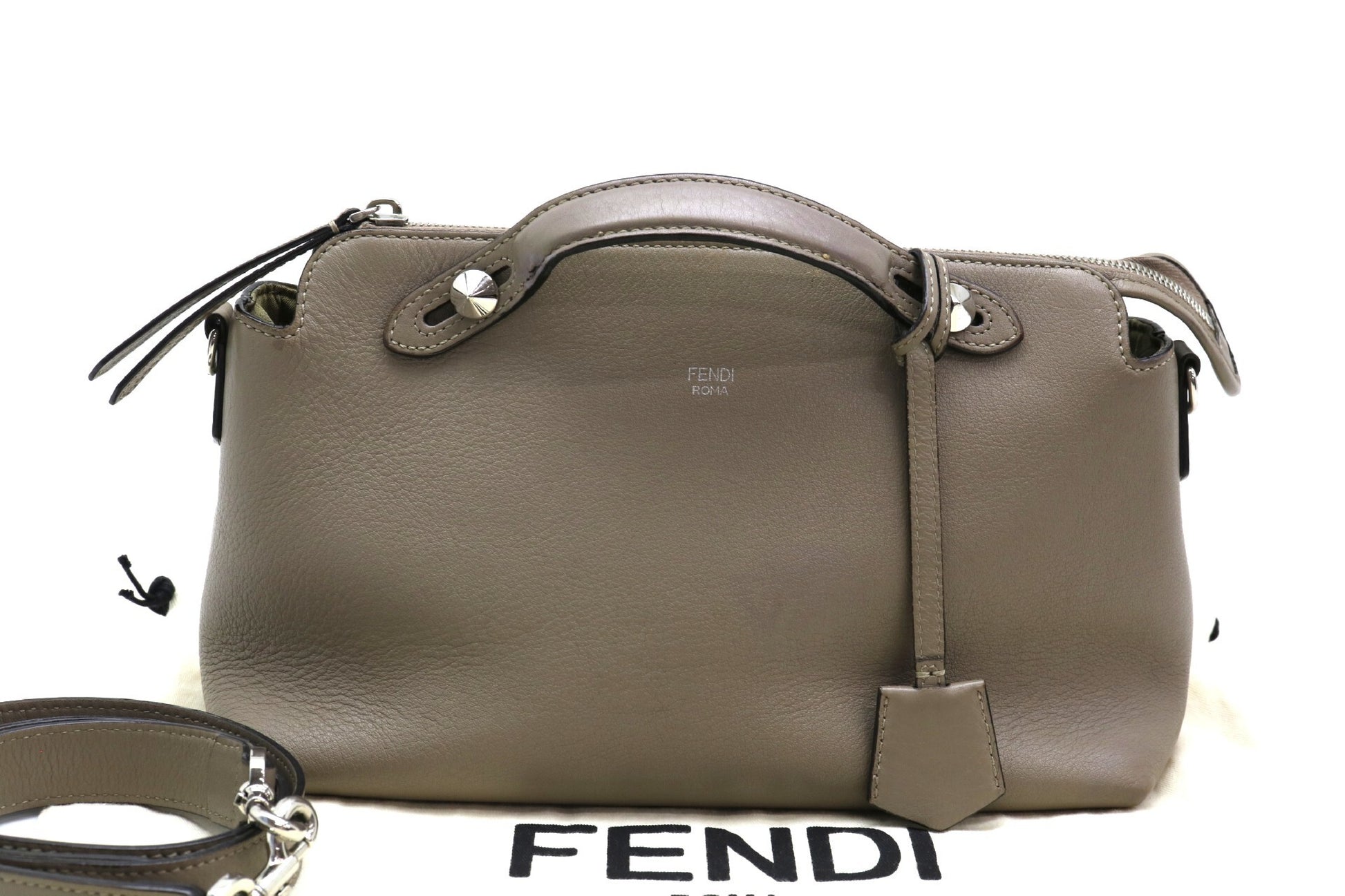 FENDI Leather By the Way 2-Way Handbag