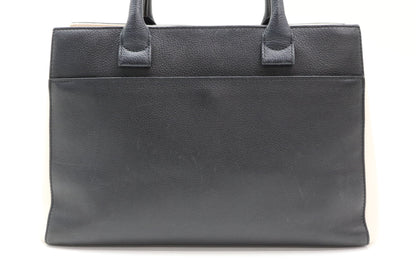 CHANEL Bicolor Coco Mark Neo Executive Handbag