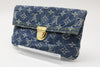 LOUIS VUITTON Monogram Denim Monogram Denim Pouch