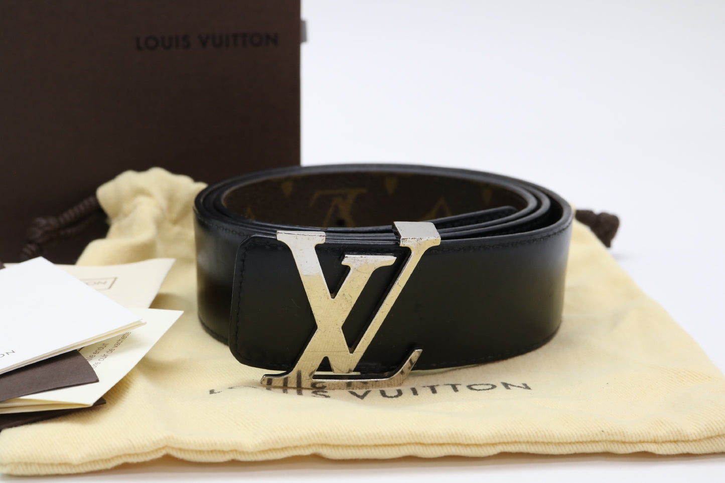 LOUIS VUITTON Monogram Monogram Reversible Belt