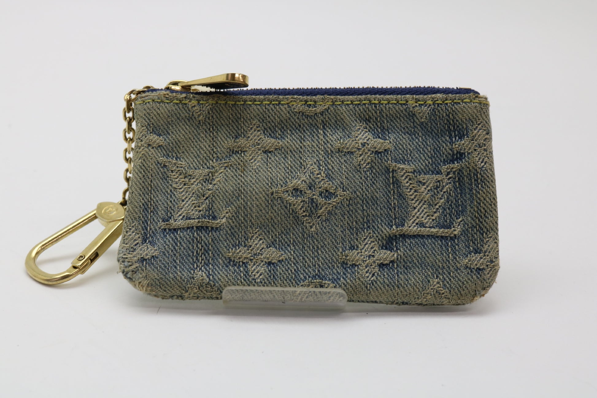 LOUIS VUITTON Monogram Denim Coin Case