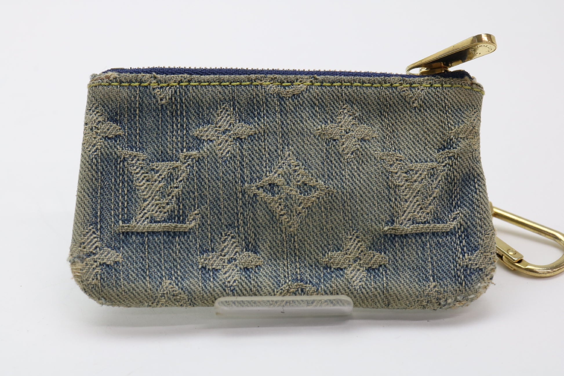 LOUIS VUITTON Monogram Denim Coin Case