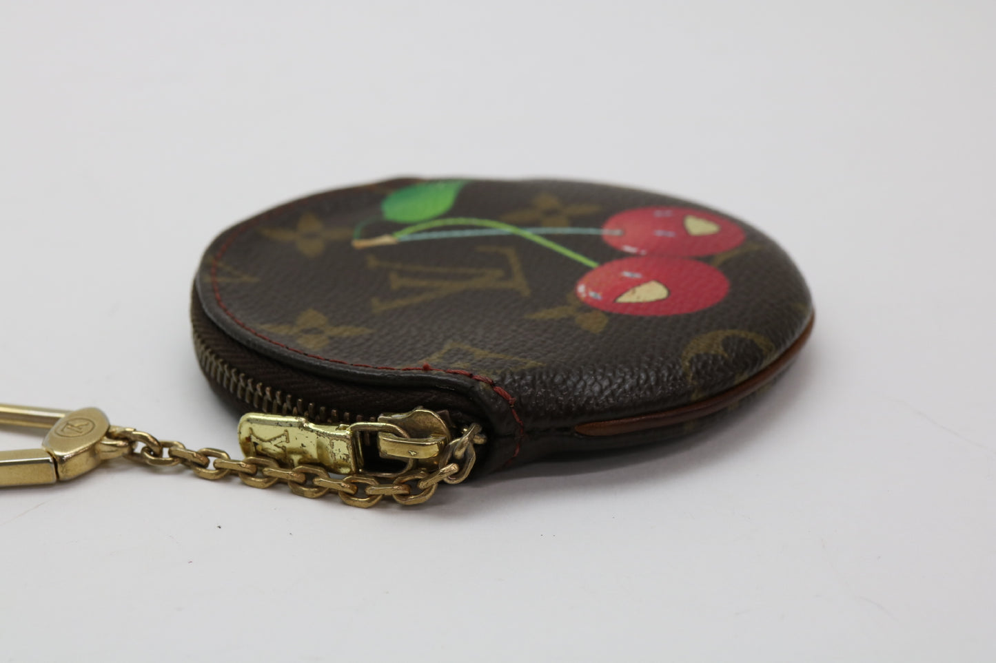 LOUIS VUITTON Monogram Cherry Coin Case
