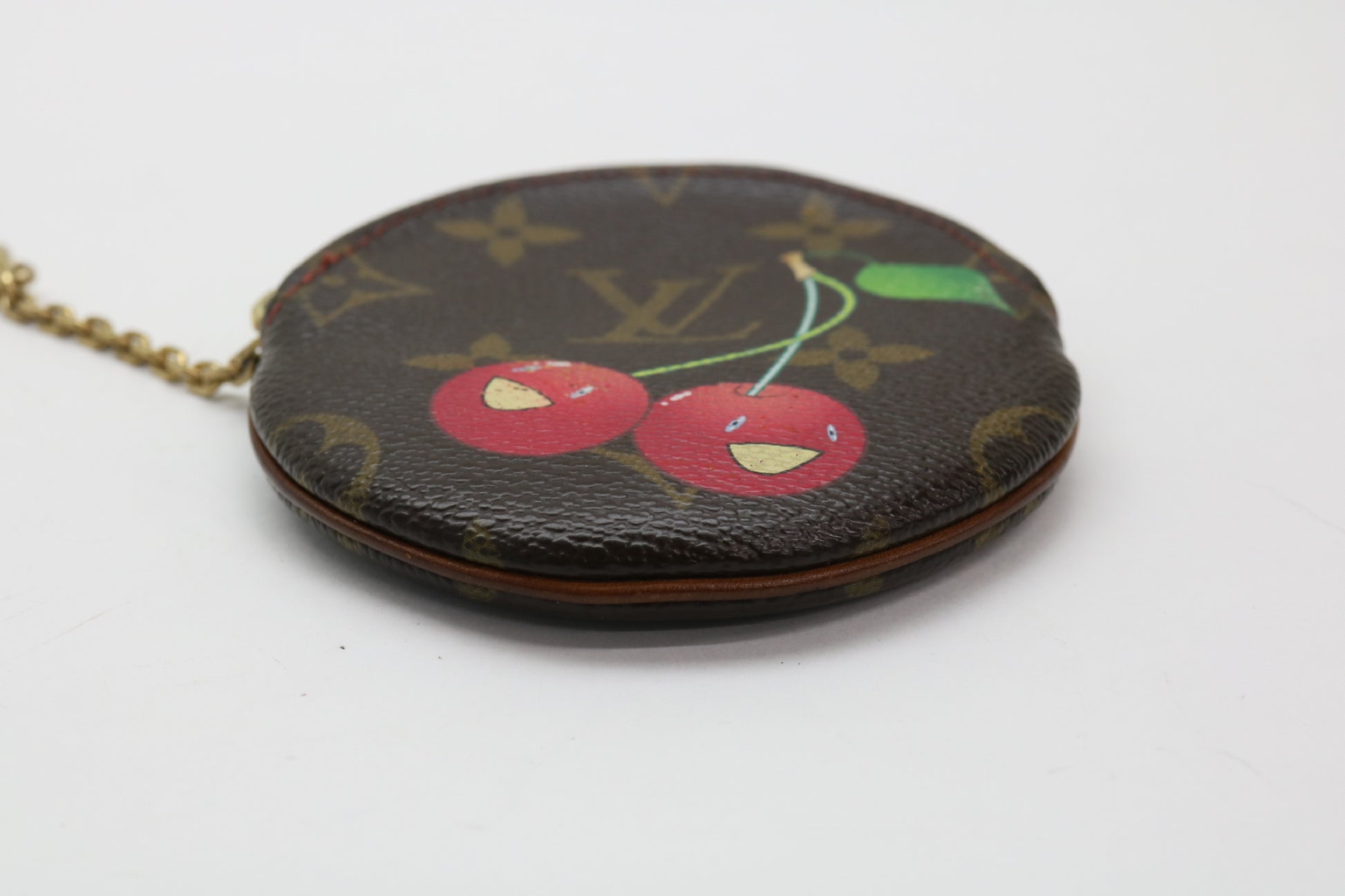 LOUIS VUITTON Monogram Cherry Coin Case
