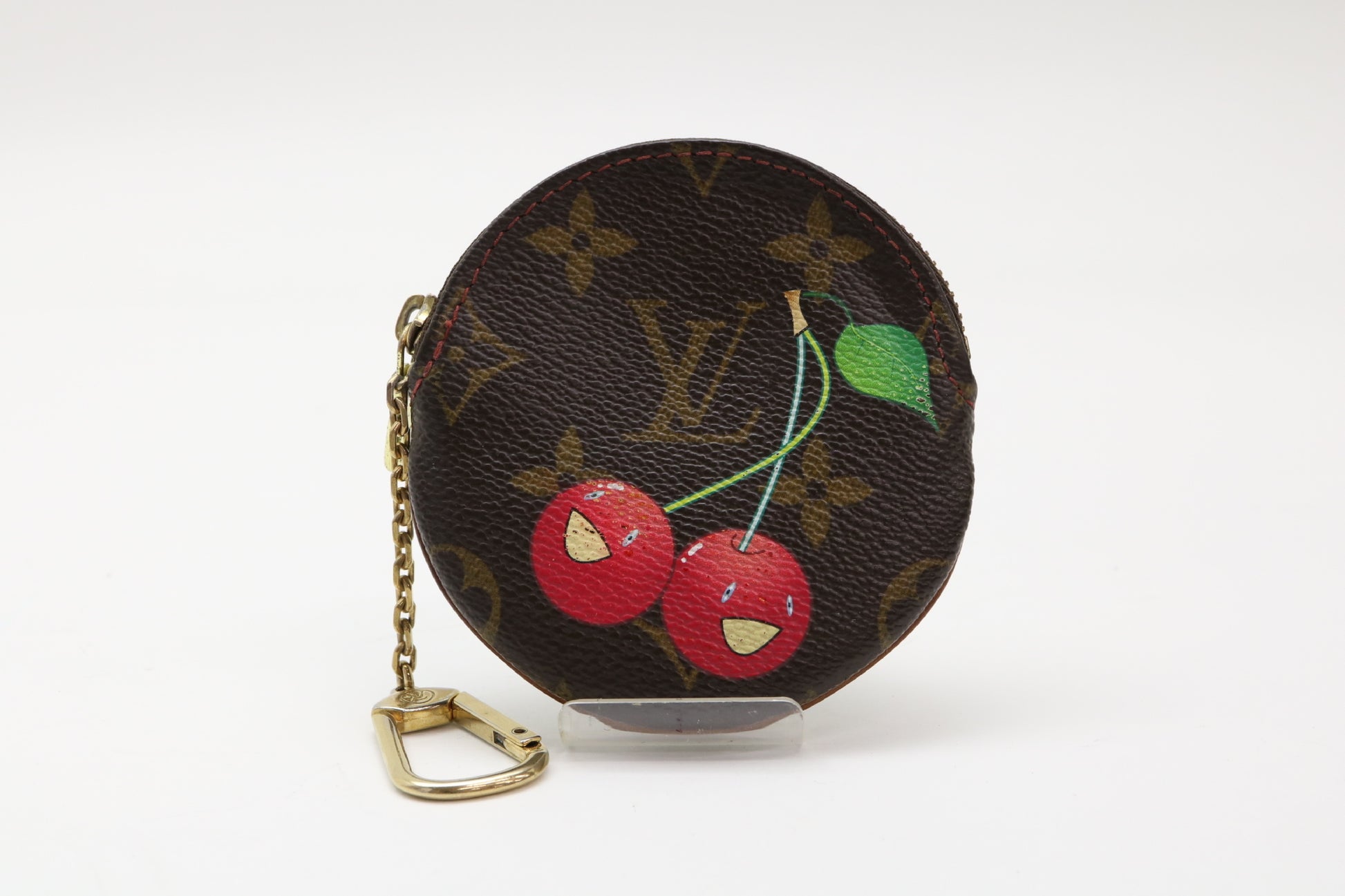 LOUIS VUITTON Monogram Cherry Coin Case