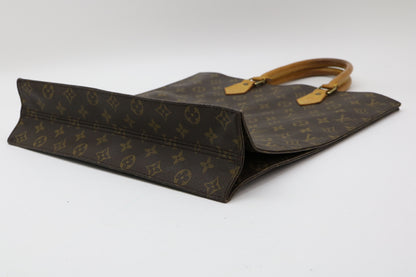LOUIS VUITTON Monogram Sac Plat Handbag