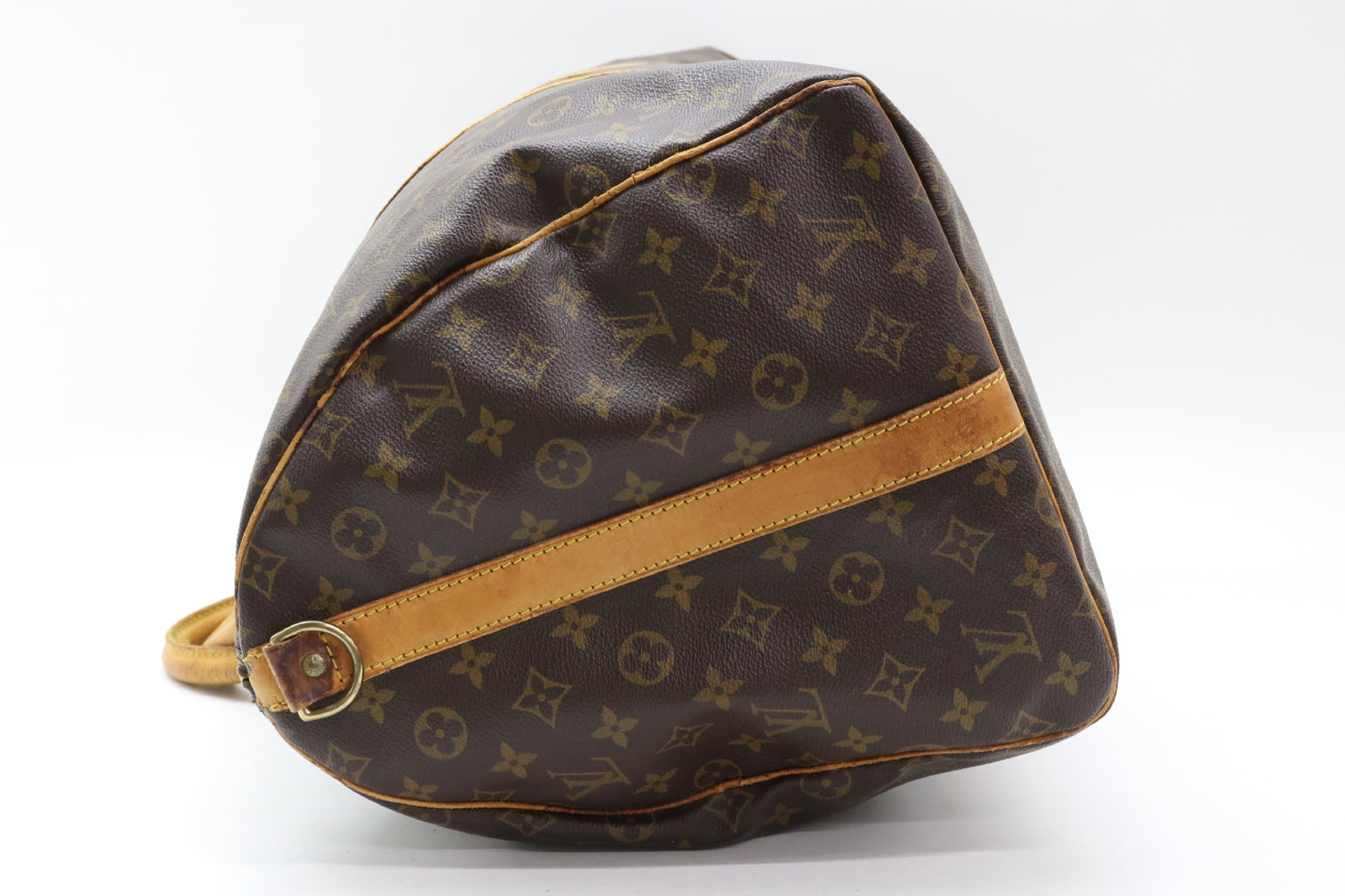 LOUIS VUITTON Monogram Keepall Bandouliere 55 Boston Bag