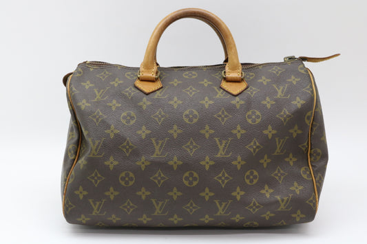 LOUIS VUITTON Monogram Speedy 30 Handbag