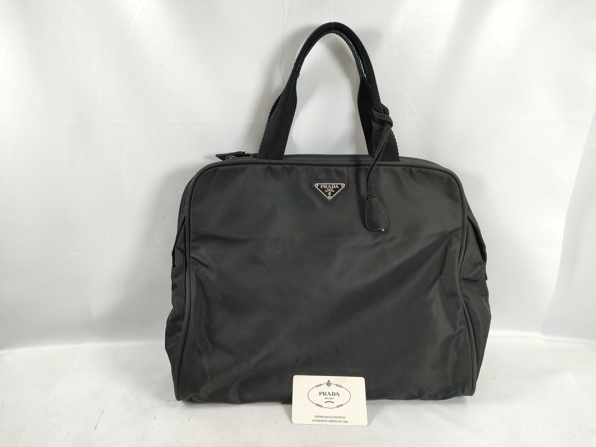 PRADA Nylon Prada B7563 Business Bag