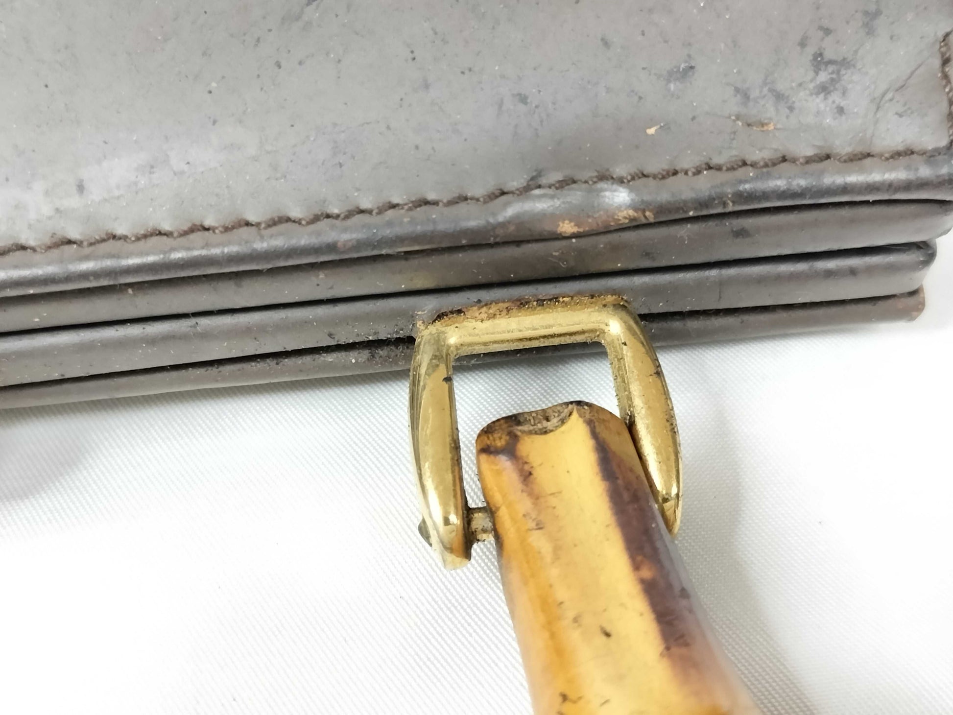 GUCCI Bamboo Gucci Bamboo Clasp Handbag