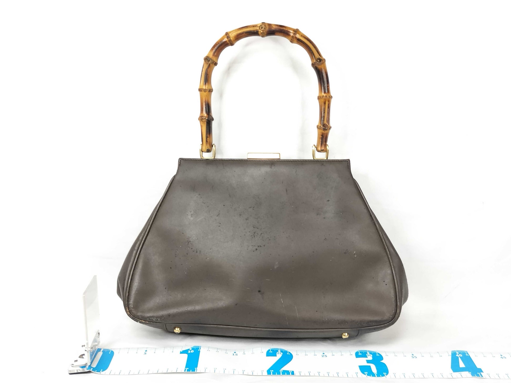 GUCCI Bamboo Gucci Bamboo Clasp Handbag