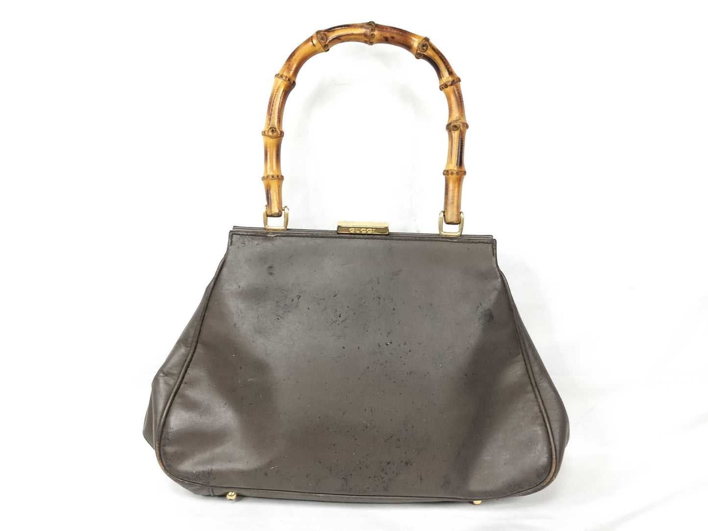 GUCCI Bamboo Gucci Bamboo Clasp Handbag