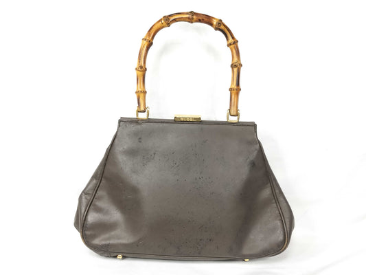 GUCCI Bamboo Gucci Bamboo Clasp Handbag