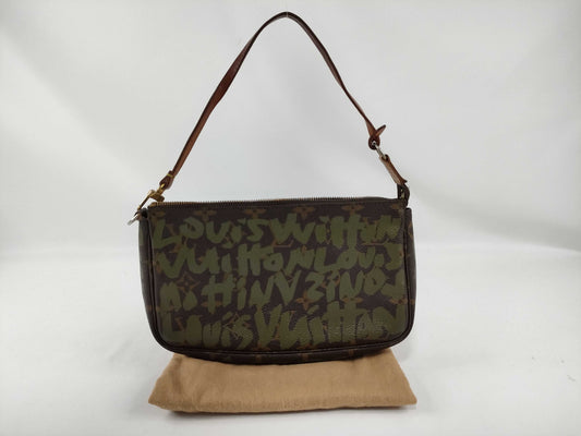 LOUIS VUITTON Monogram Graffiti LOUIS VUITTON Graffiti M92191 Pochette Accessoires Handbag Pouch