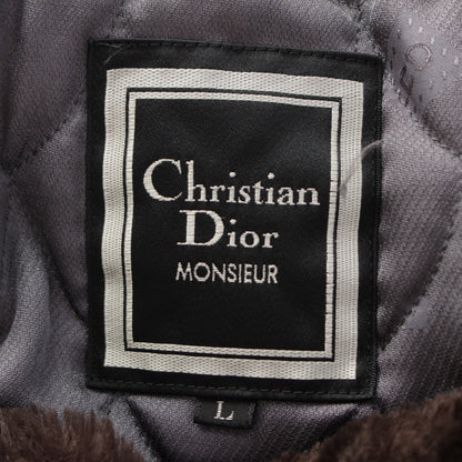 Dior Vintage Dior Fur Coat Dark Brown Red Coat
