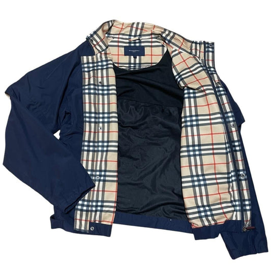 BURBERRY Vintage Golf CheckSwing Top M Jacket
