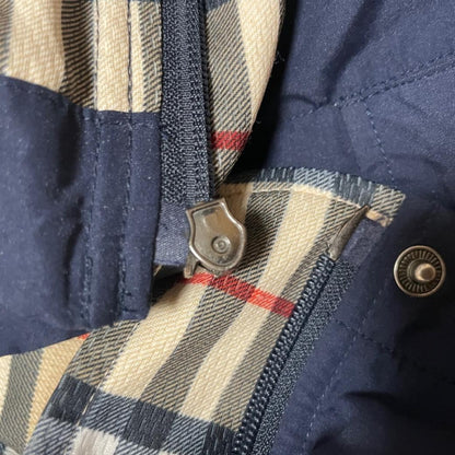 BURBERRY Vintage Golf CheckSwing Top M Jacket