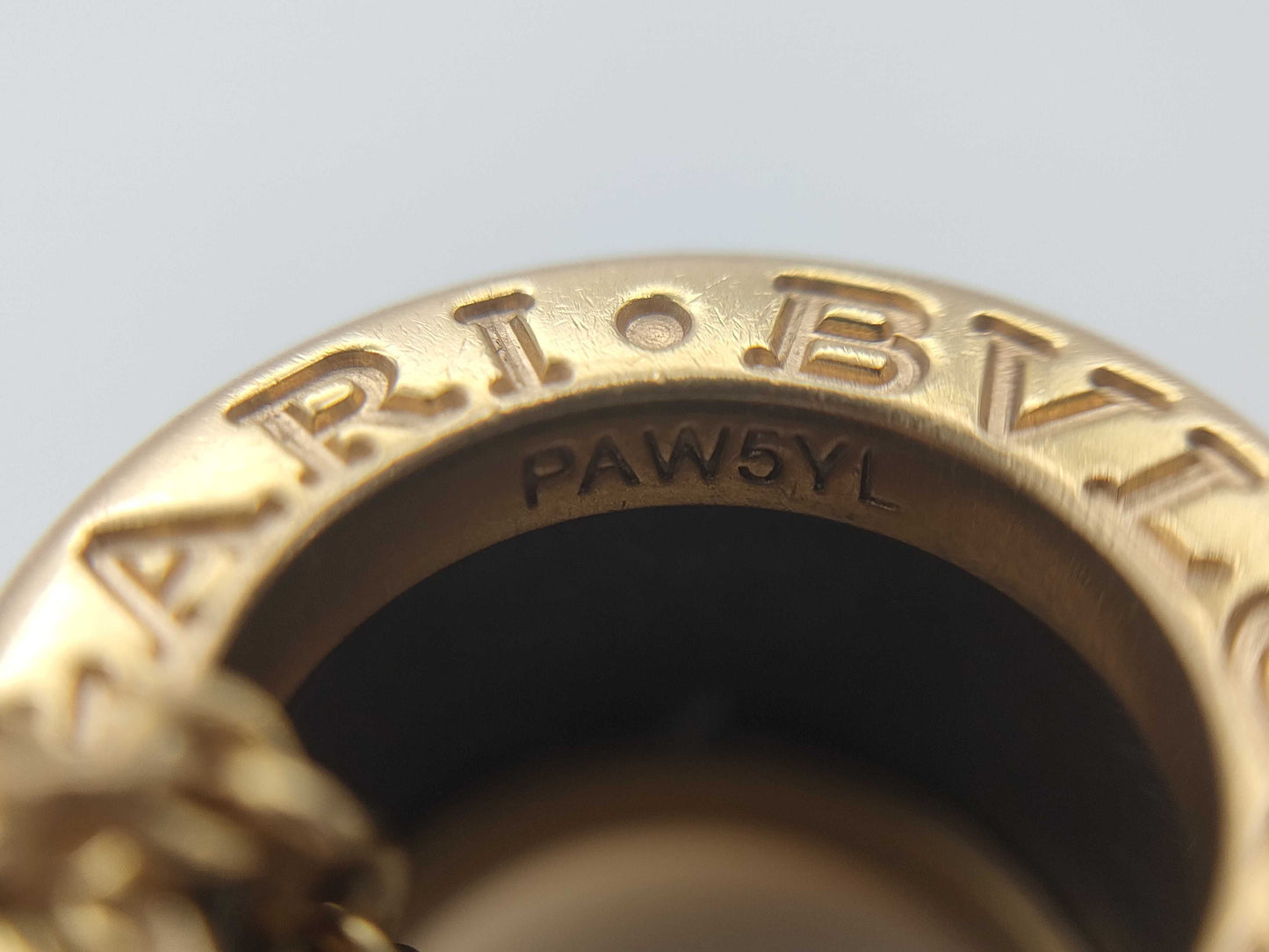 BVLGARI B.zero1 Black Cera Au750 12.6g Necklace 