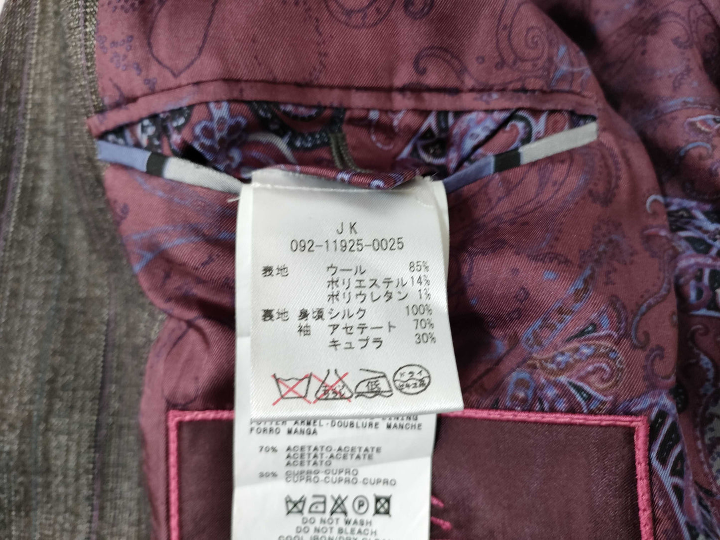 ETRO Suit 50 Other Apparel