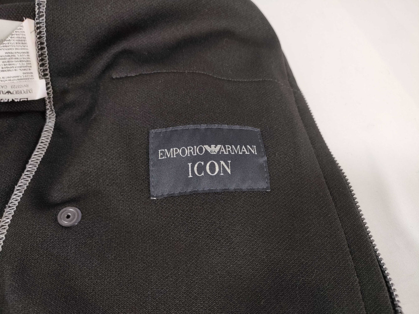 EMPORIO ARMANI Leather Rider's Jacket ICON 44