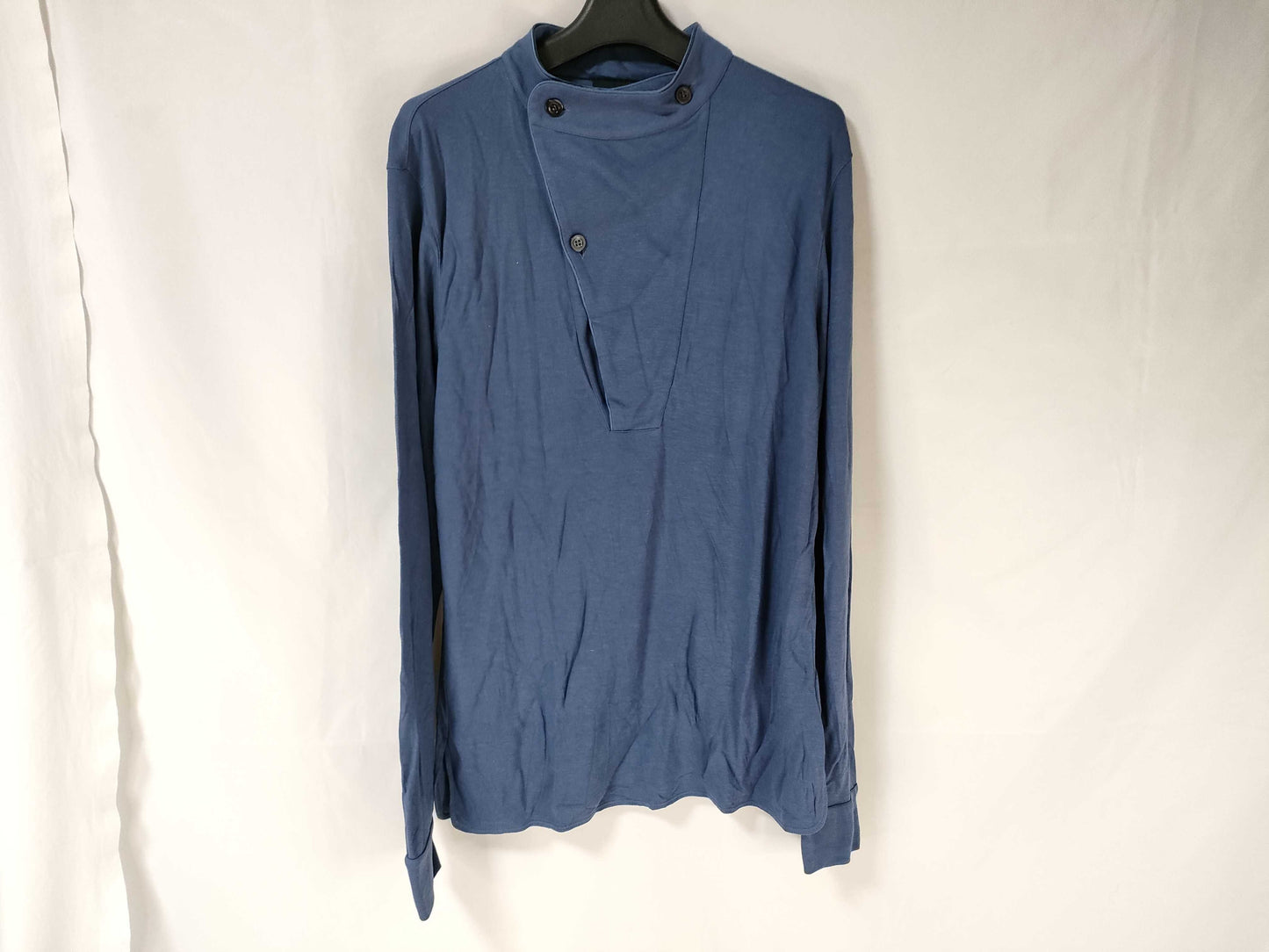 GIORGIO ARMANI Giorgio Armani Cut and Sew Blue Size 50 Top