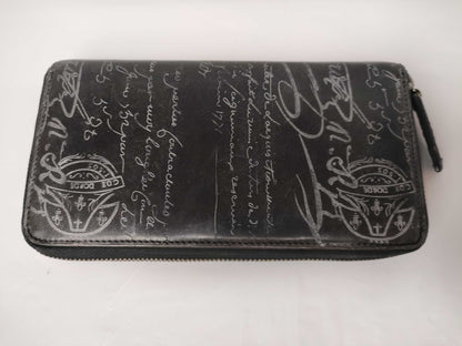 Berluti Itauba W-Stamp Silver Patina Wallet