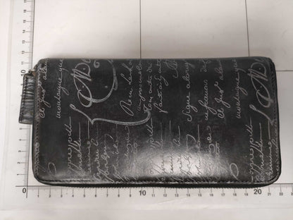 Berluti Itauba W-Stamp Silver Patina Wallet