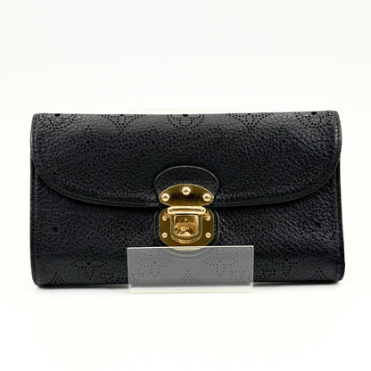 LOUIS VUITTON Mahina Monogram Wallet in Black M95549