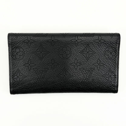 LOUIS VUITTON Mahina Monogram Wallet in Black M95549