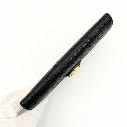 LOUIS VUITTON Mahina Monogram Wallet in Black M95549