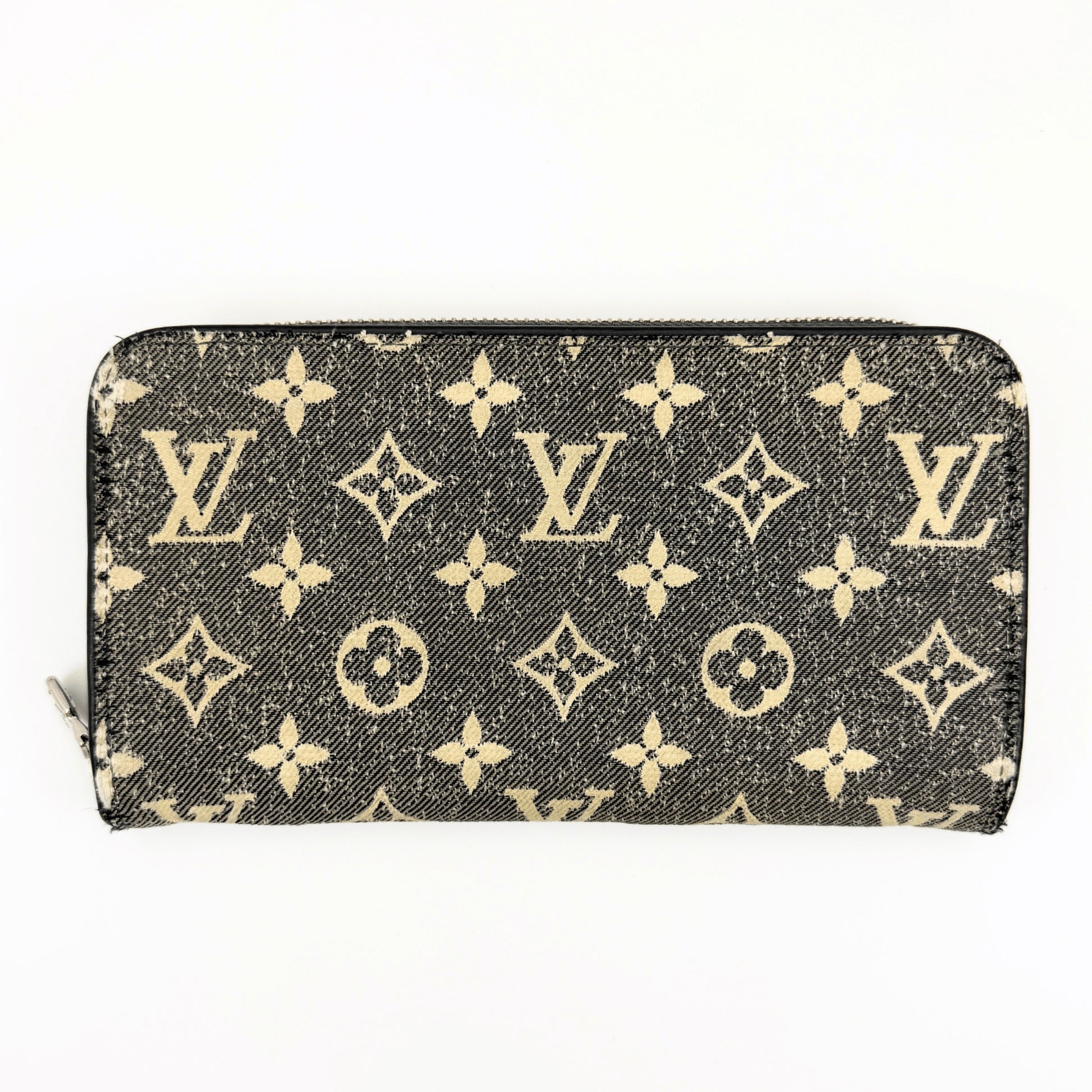 LOUIS VUITTON Monogram Denim Zippy Wallet M81226 Wallet