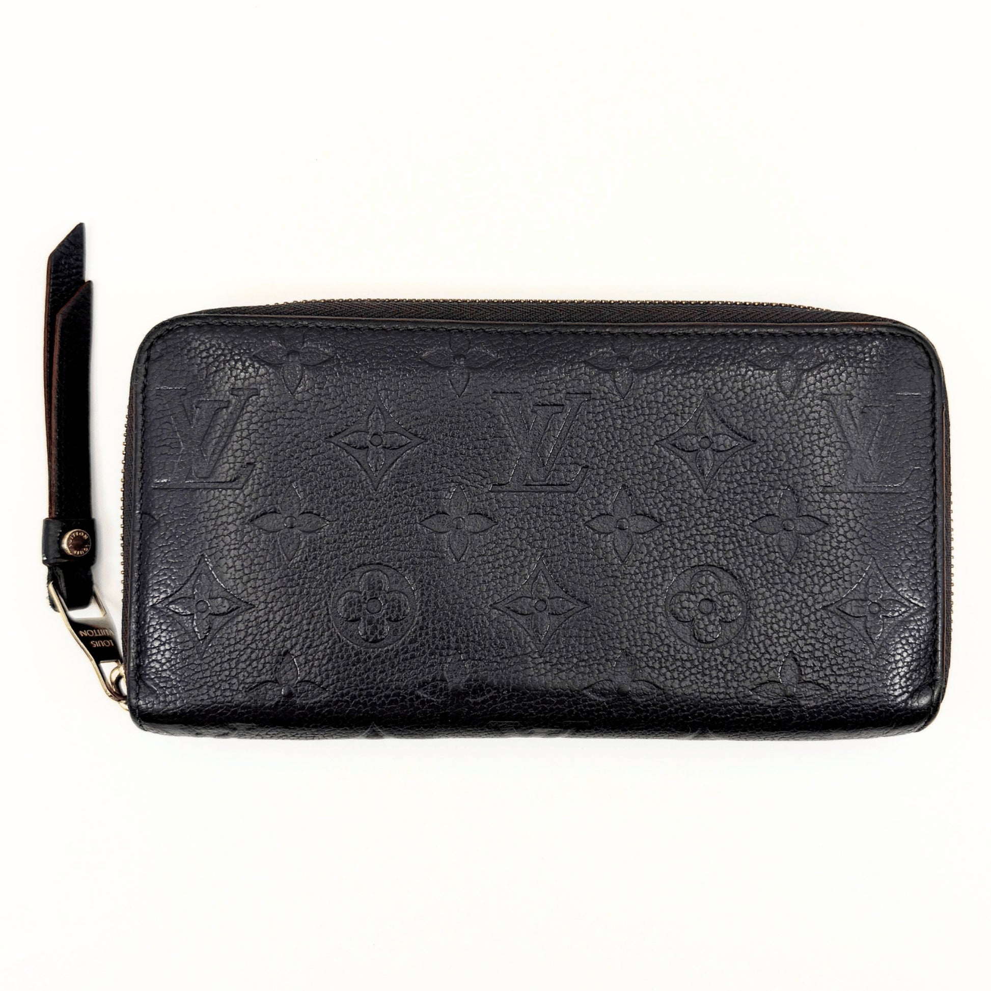 LOUIS VUITTON Monogram Empreinte Zippy Wallet M62121 Wallet
