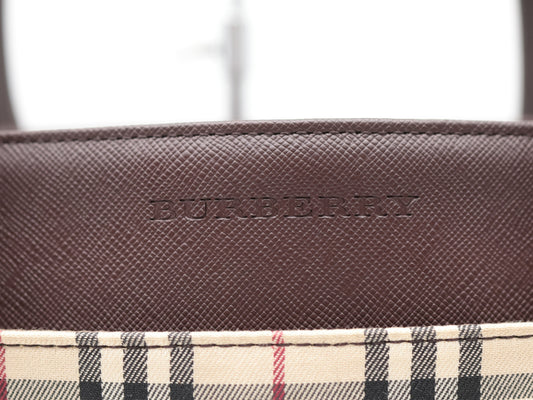 BURBERRY BURBERRY handbag check handbag