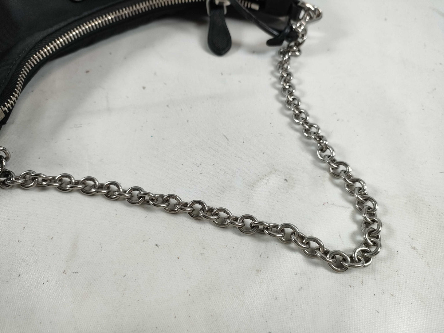 PRADA Re-Nylon 2005 Triangle Logo Plate 2-Way Nylon Shoulder Bag 1BH204