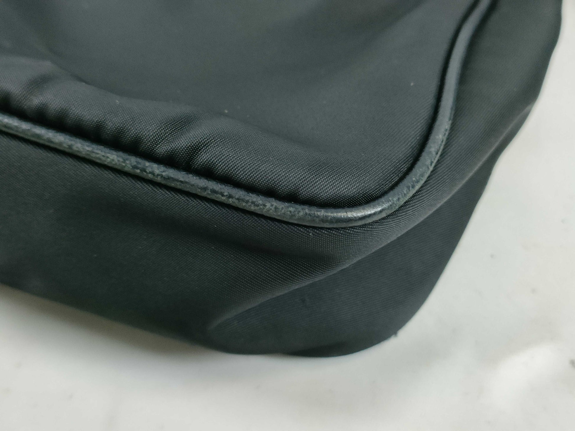 PRADA Re-Nylon 2005 Triangle Logo Plate 2-Way Nylon Shoulder Bag 1BH204