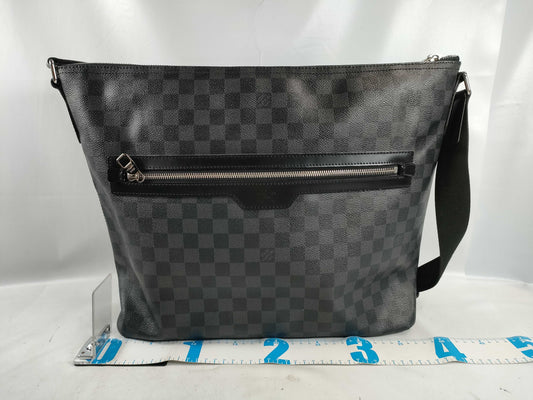 LOUIS VUITTON Damier Graphite Louis Vuitton Mick GM N41105 Shoulder Bag