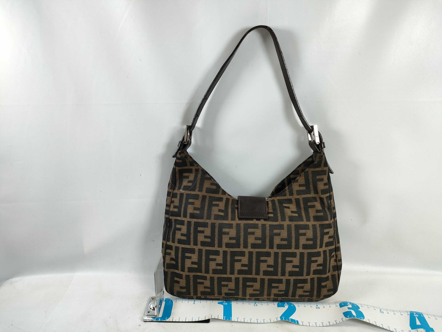 FENDI Zucca Mamma Bucket One-Shoulder Bag, Brown, 26569, Shoulder Bag