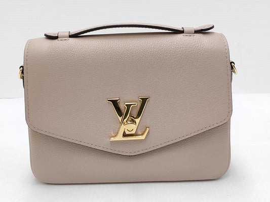 LOUIS VUITTON Limited Edition LV Lockme Oxford Handbag M22792 Includes Box, Bag, and Shoulder Strap