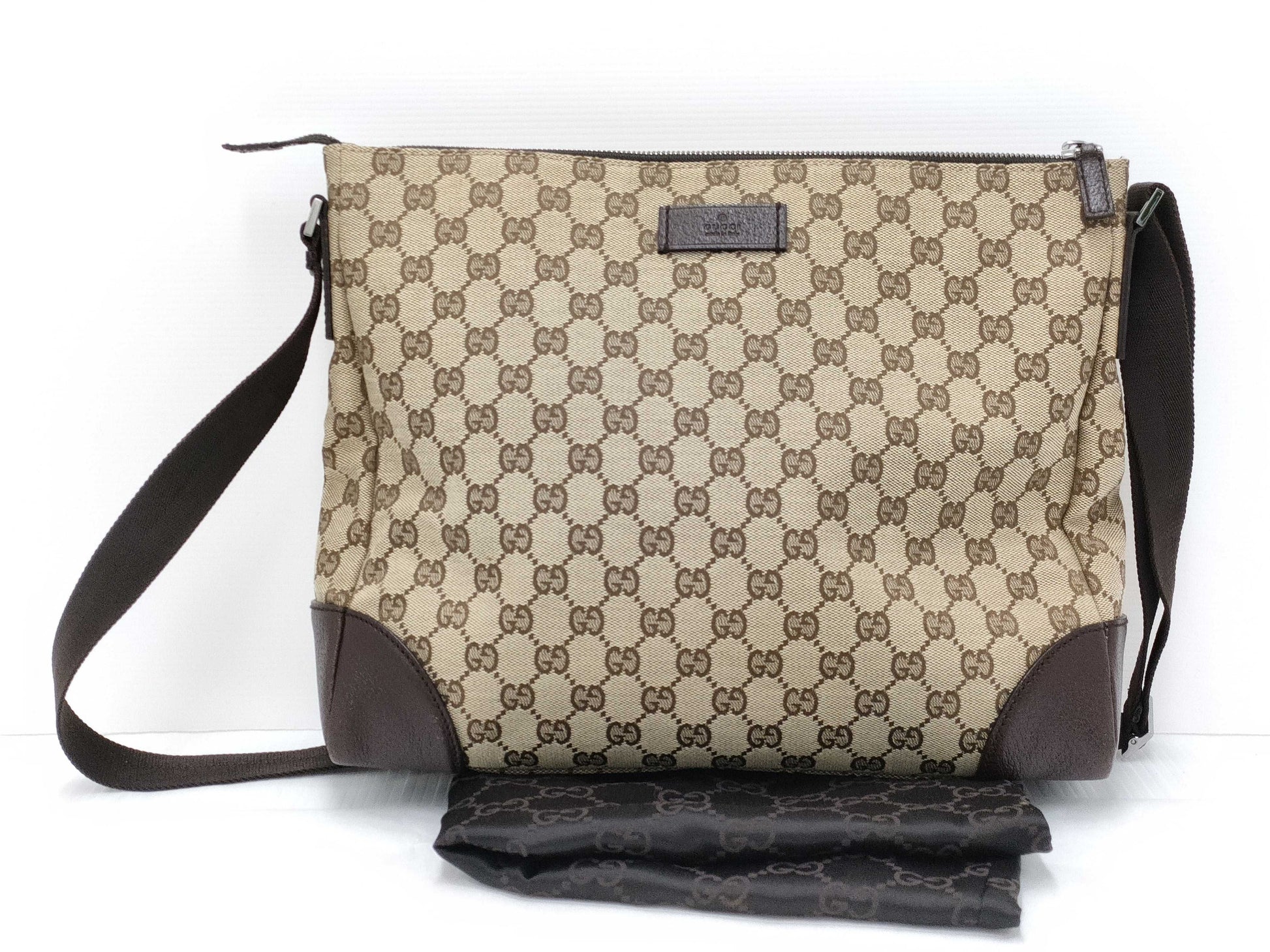 GUCCI GG Shoulder Bag 110054/204991 GG Canvas with Pouch