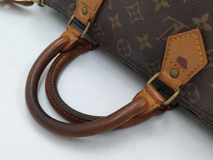 LOUIS VUITTON Monogram LV Speedy 30 M41109 Monogram Boston Bag