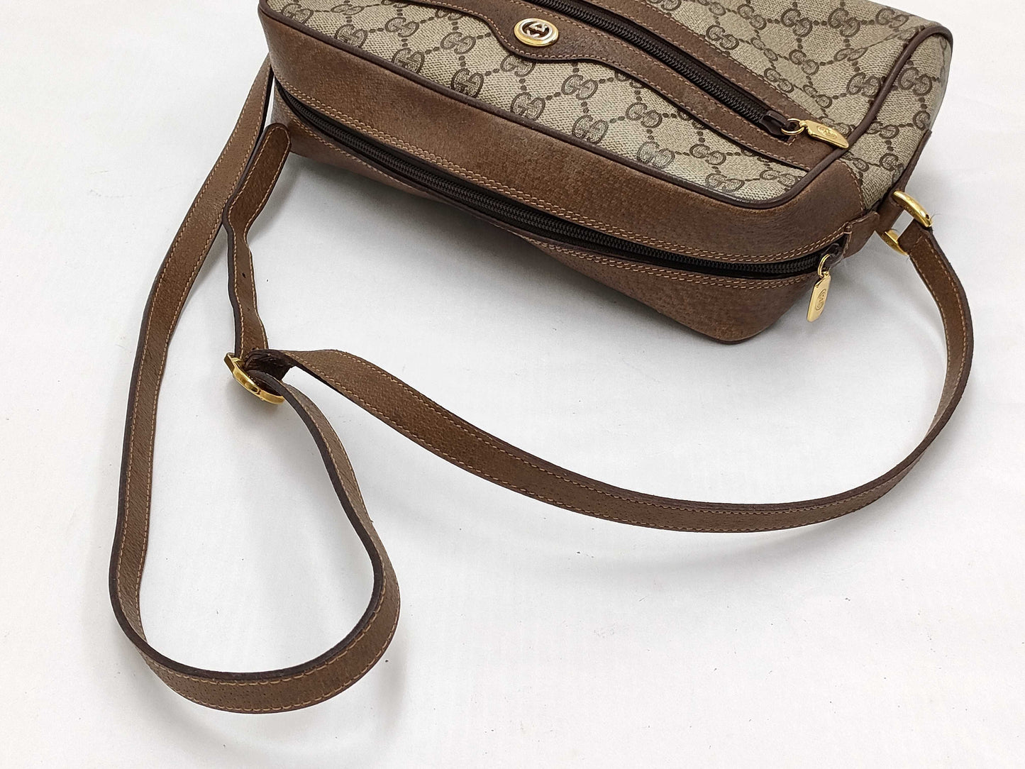 GUCCI GG GUCCI Gucci Shoulder Bag Old Gucci Sherry Line GG Supreme Shoulder Bag