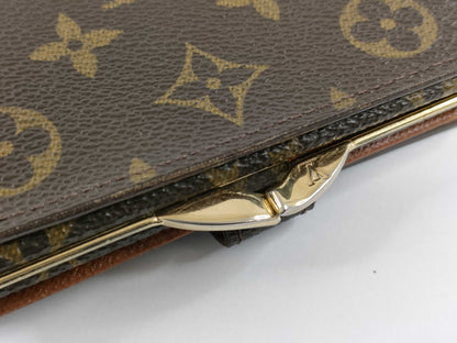 LOUIS VUITTON Monogram LV Monogram Two-Piece Wallet Set: Porte Monnaie Credit M61723/Portefeuille Viennois M61674
