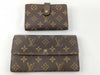 LOUIS VUITTON Monogram LV Monogram Two-Piece Wallet Set: Porte Monnaie Credit M61723/Portefeuille Viennois M61674