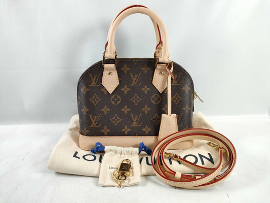 LOUIS VUITTON Monogram Louis Vuitton M46990 Monogram Alma BB Handbag