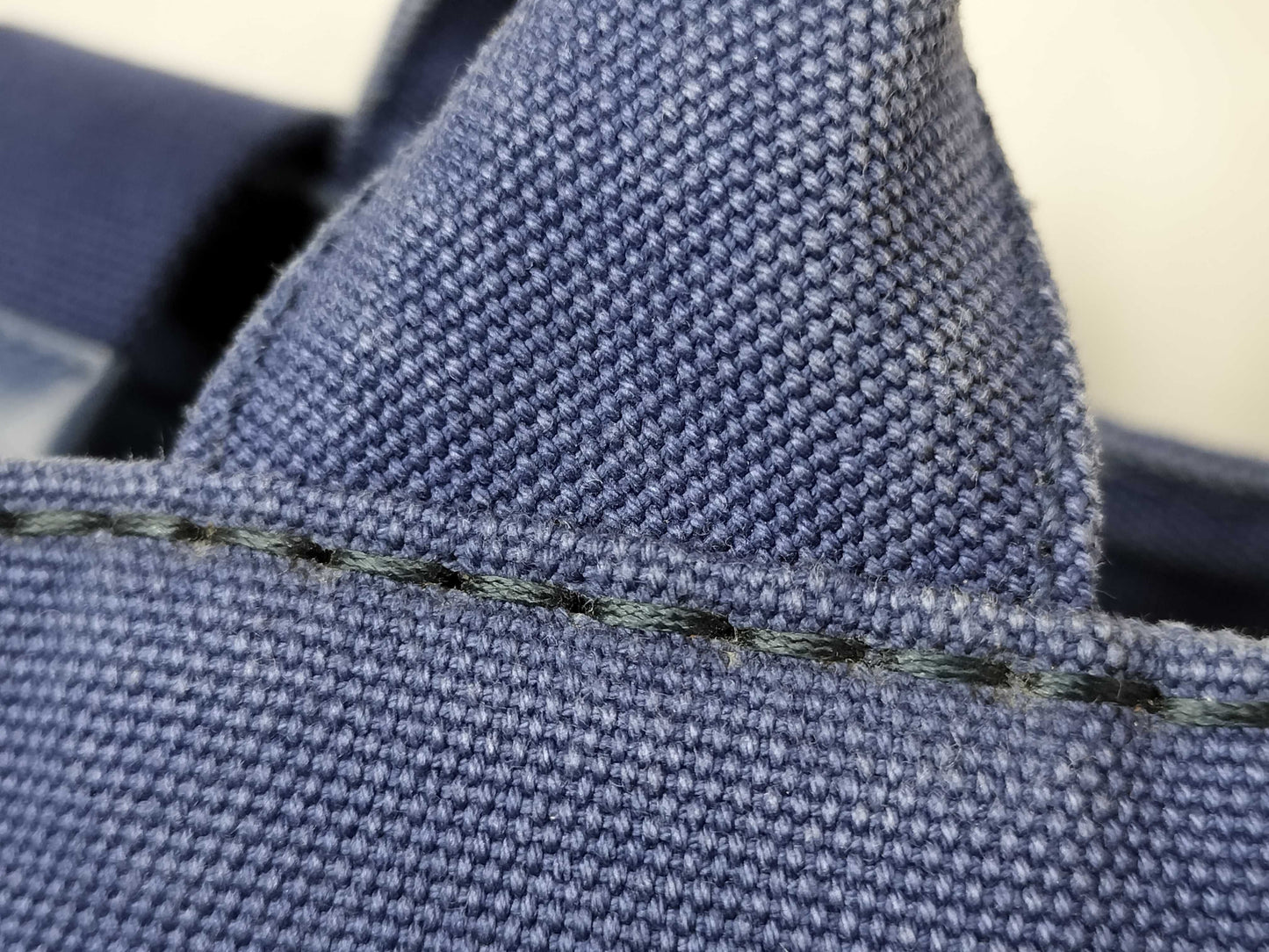 PRADA Canapa Denim 2-way Handbag