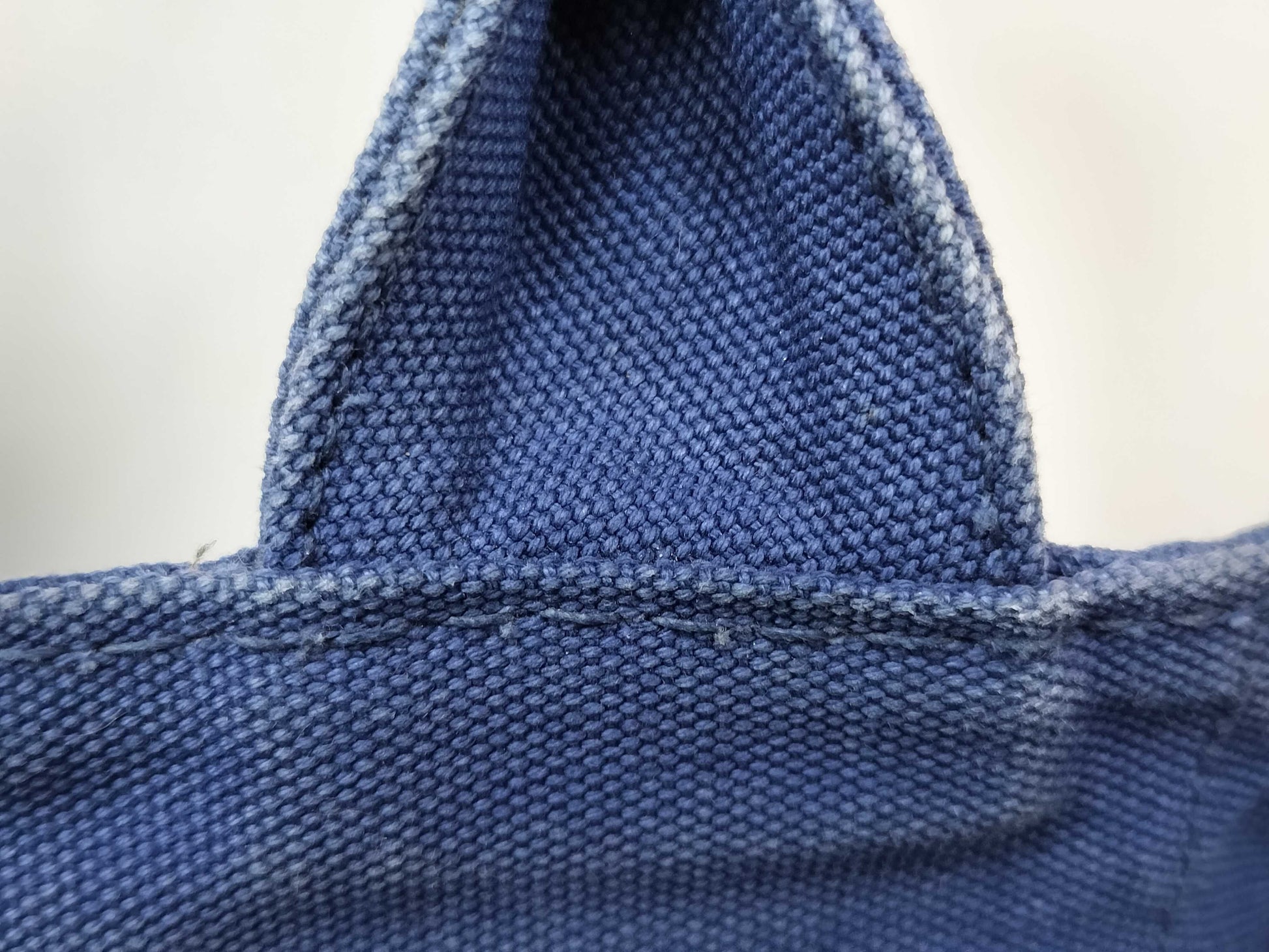 PRADA Canapa Denim 2-way Handbag