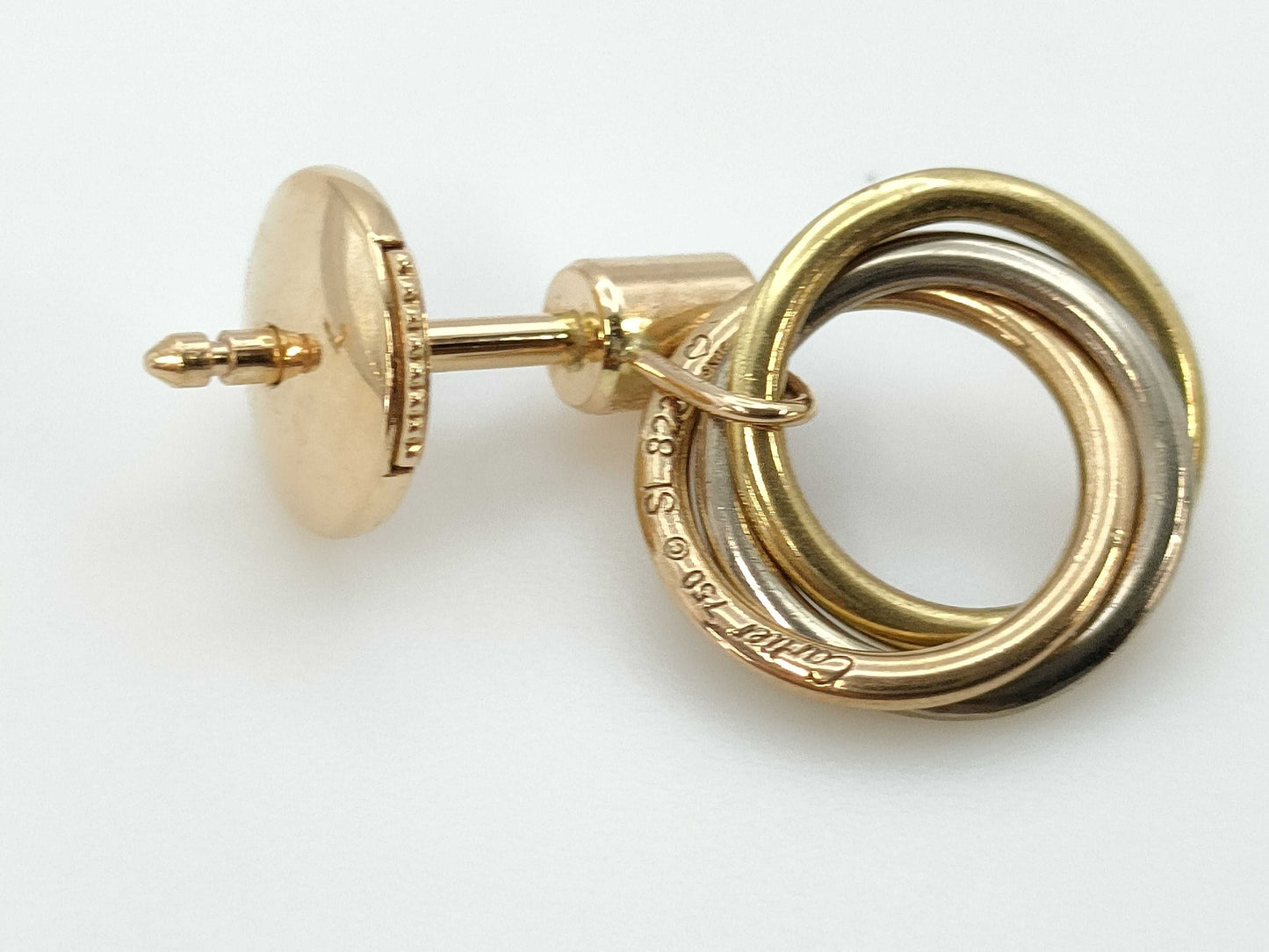 Cartier Trinity Diamond 750 3.6g Earrings 