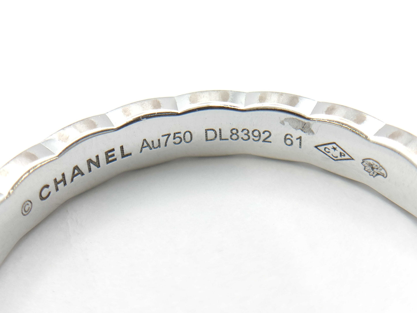 CHANEL Coco Crush #61 WG Au750 4.7g Ring 